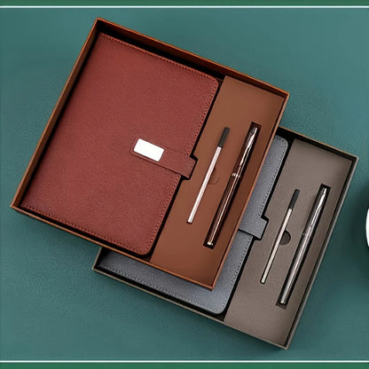 Engraved A5 Notebook Set with Pen & Pencil