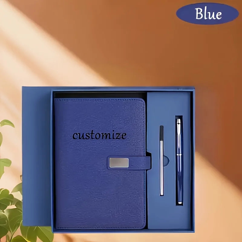 Engraved A5 Notebook Set with Pen & Pencil