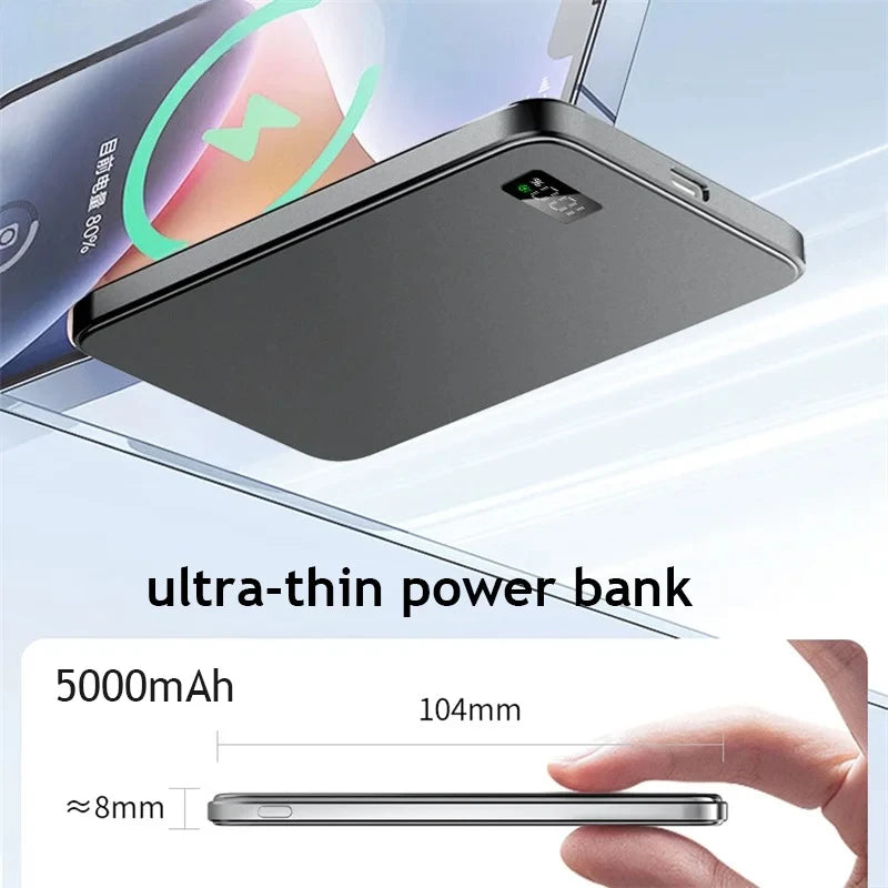 10,000mAh Magnetic Wireless Power Bank