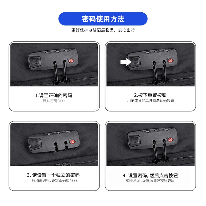 Men’s Vacuum Compression Expandable Travel & Laptop Backpack