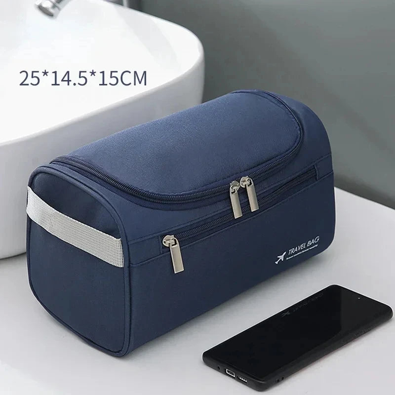 Leather Travel Toiletry Bag for Men