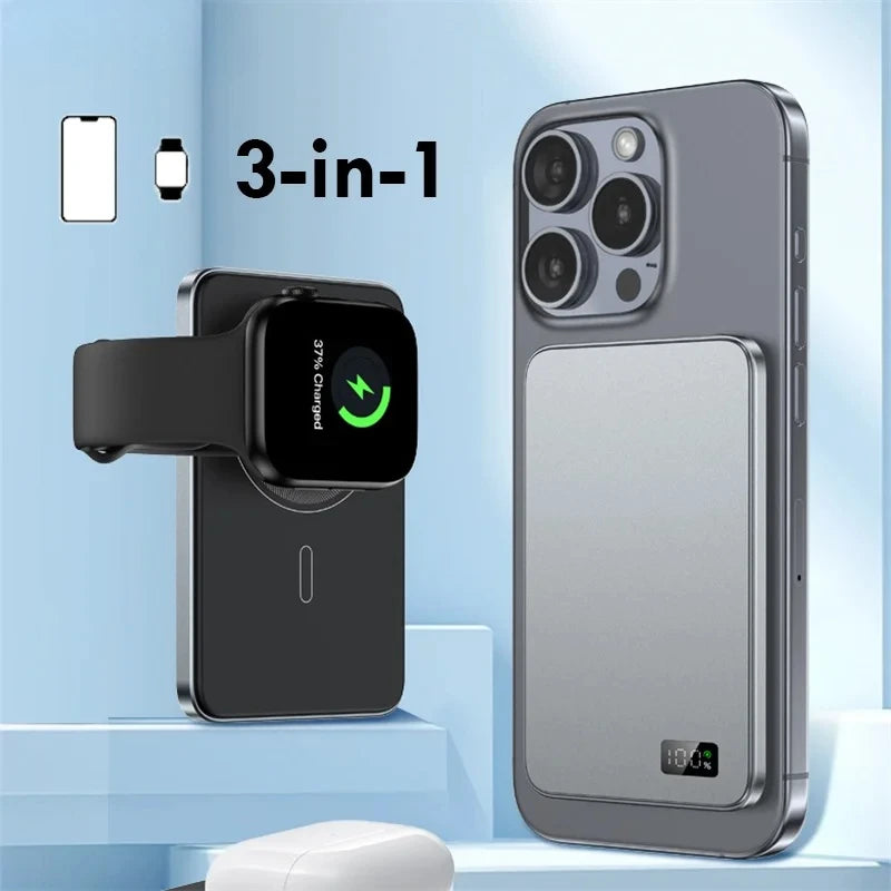 10,000mAh Magnetic Wireless Power Bank