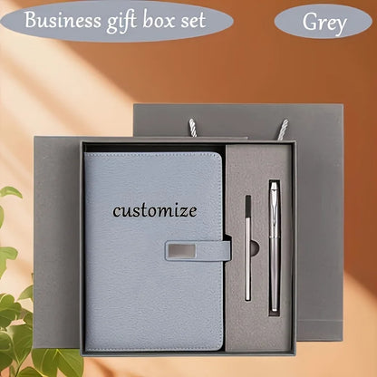 Engraved A5 Notebook Set with Pen & Pencil