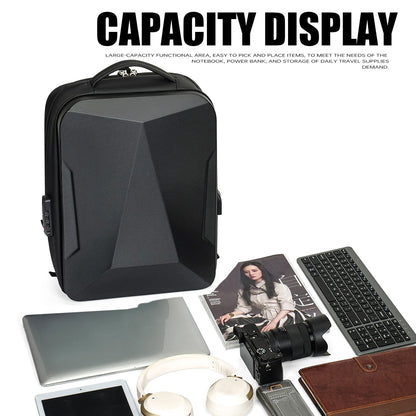 Men’s Expandable Hard-Shell Laptop & Travel Backpack