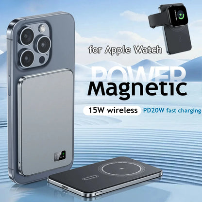 10,000mAh Magnetic Wireless Power Bank