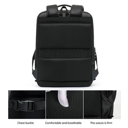 Men’s Expandable Hard-Shell Laptop & Travel Backpack