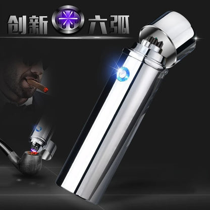 Super Six-Arc USB Rechargeable Lighter