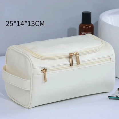 Leather Travel Toiletry Bag for Men