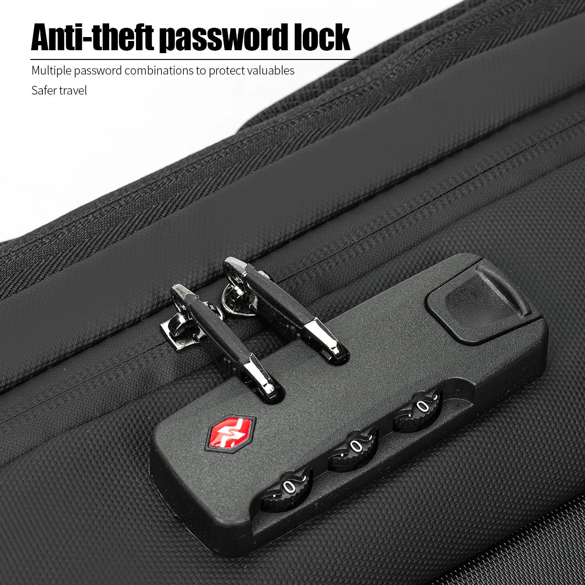 Men’s Expandable Hard-Shell Laptop & Travel Backpack