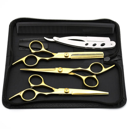 Professional JP Stainless Hairdressing Scissors Set