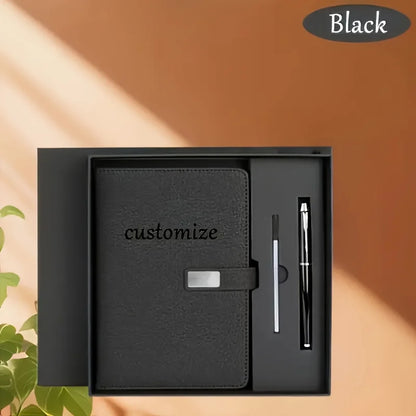 Engraved A5 Notebook Set with Pen & Pencil