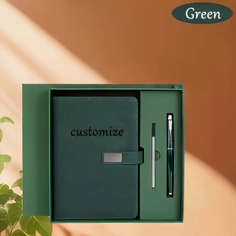 Engraved A5 Notebook Set with Pen & Pencil